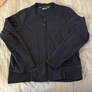 Athleta navy bomber jacket
